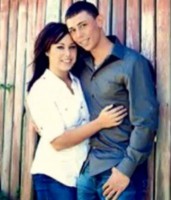 Alaina Marie Mathers with her boyfriend