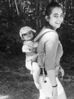 Alanna Masterson with her daughter Marlowe Masterson