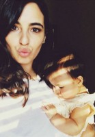 Alanna Masterson with her daughter Marlowe Masterson