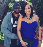 Alex Martin with her husband Bernard Dean