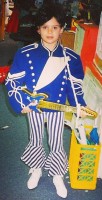 Alexandra Krosney dressed as Paul McCartney