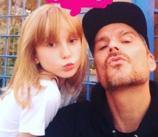 Balthazar Getty & daughter June