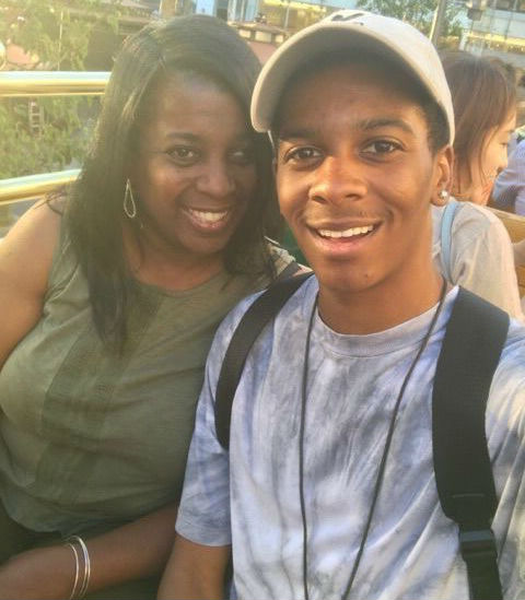 Brett Gray with mother Holly Gray
