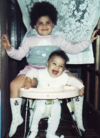 Britney Young childhood, with sister Nicole