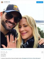 Brittany Daniel and Adam Touni engagement