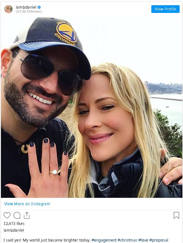 Brittany Daniel and Adam Touni engagement