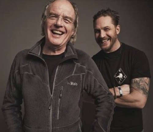 Chips Hardy with son Tom Hardy