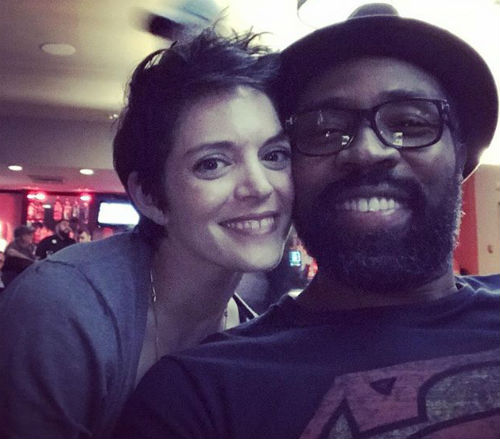 Cress Williams with wife Kristen Torrianni