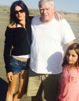 Deborah Falconer with her father Hank Falconer