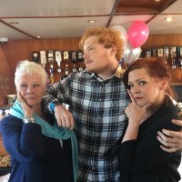 Finty Williams family: Mom and Son