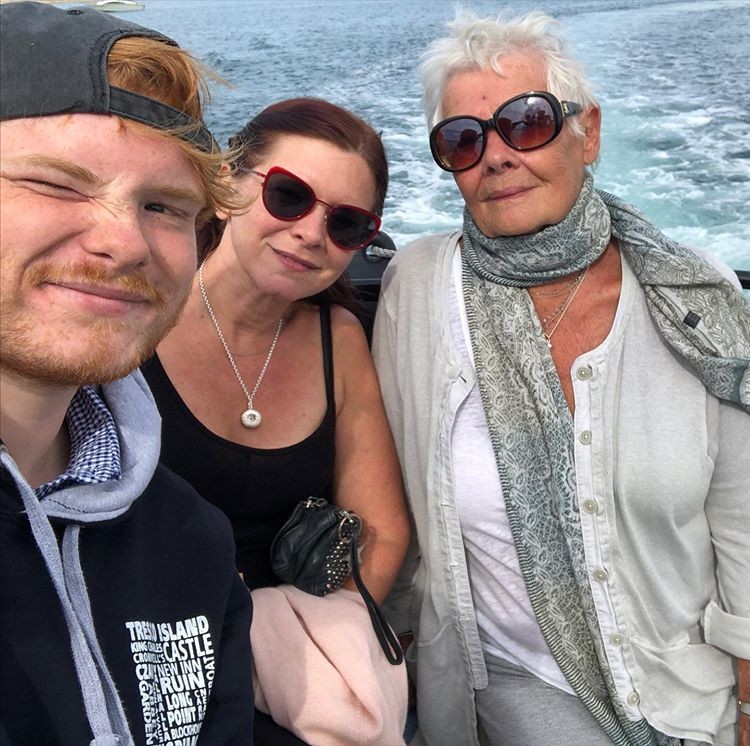 Finty Williams, son Sam Williams & Mom Judi Dench