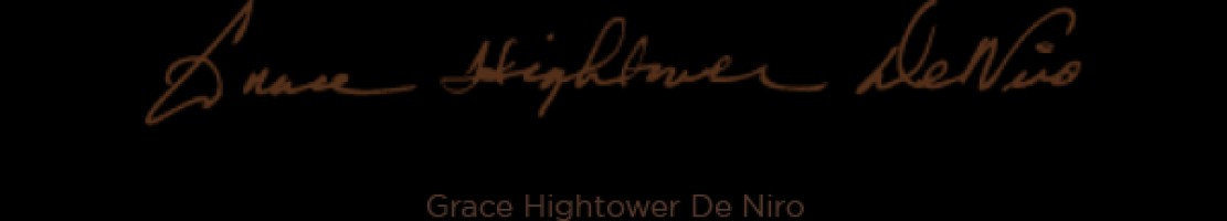 Grace Hightower De Niro signature