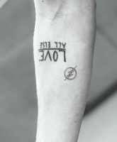 Grant Gustin's Tattoos