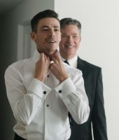 Grant Gustin with Dad Tom Gustin