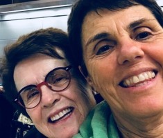 Ilana Kloss and Billie Jean King