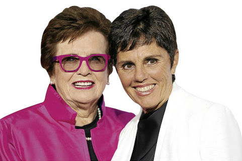 Ilana Kloss with Billie Jean King
