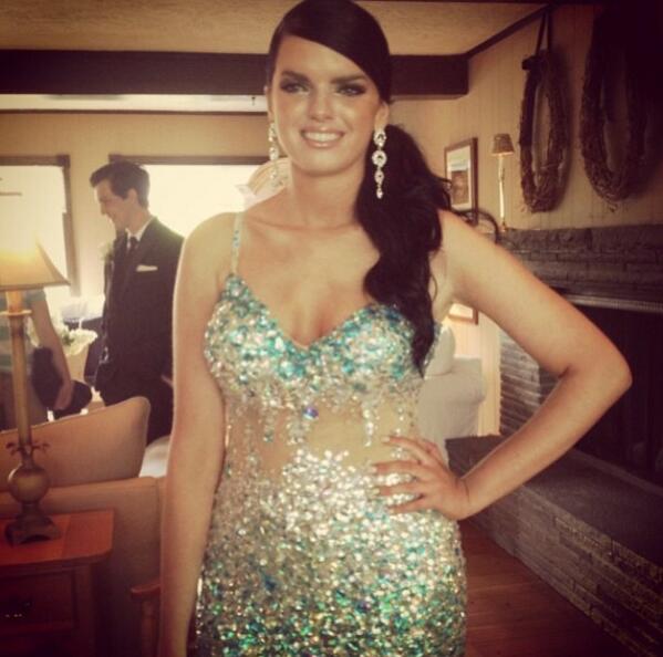 Isabelle Ratchford prom dress