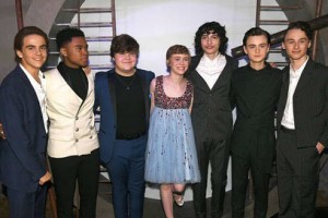 Jack Dylan Grazer with IT cast