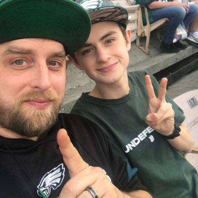 Jaeden Martell & father Wes Lieberher