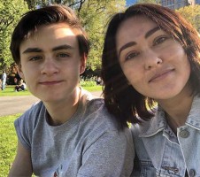 Jaeden Martell & Mom Angela Martell