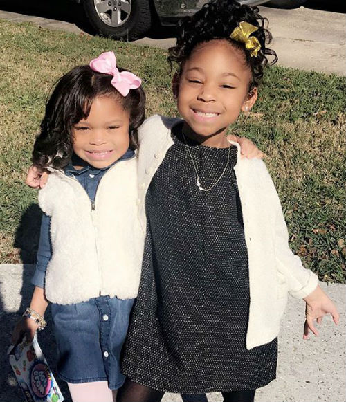 Jason Mitchell's daughters
