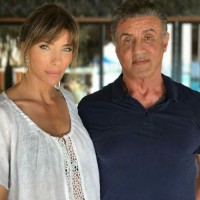 Jennifer Flavin with husband Sylvester Stallone