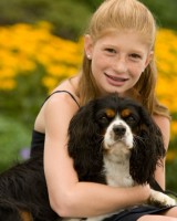Jennifer with her old pet Oreo