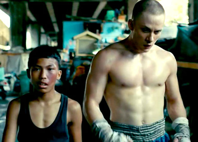 Joe Cole fighting Muay Thai