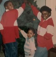 Little Simone Missick with her siblings