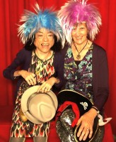 Liz Carr  with mother Pat Carr