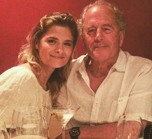 Louisa Gummer with her Dad Don Gummer