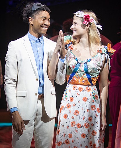 Louisa Jacobson & Aaron Clifton Moten as Romeo and Juliet