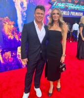 Luke Hemsworth with wife Samantha