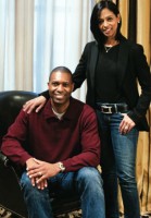 Maya Harris with husband Tony West
