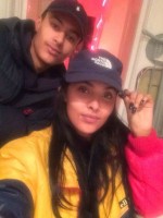 Maya Jama with brother Omar Jama