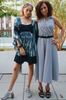 Mina Sundwall with mother Nadia Sundwall