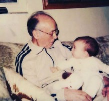 Molly Ephraim with grandfather