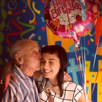 Molly Ephraim with her grandpa