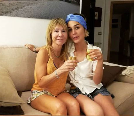 Nadia de Santiago with Mom Luisa Capell