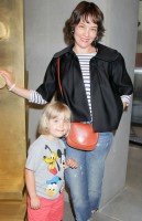 Natasha Gregson Wagner with daughter Clover Clementyne Watson