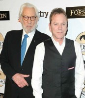 Sarah Sutherland's father Kiefer Sutherland & grandfather Donald Sutherland