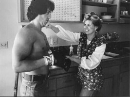Sasha Czack & Sylvester Stallone having a good time