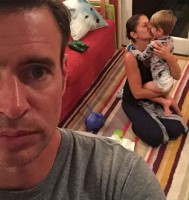 Scott Foley family: wife Marika and son Konrad Foley