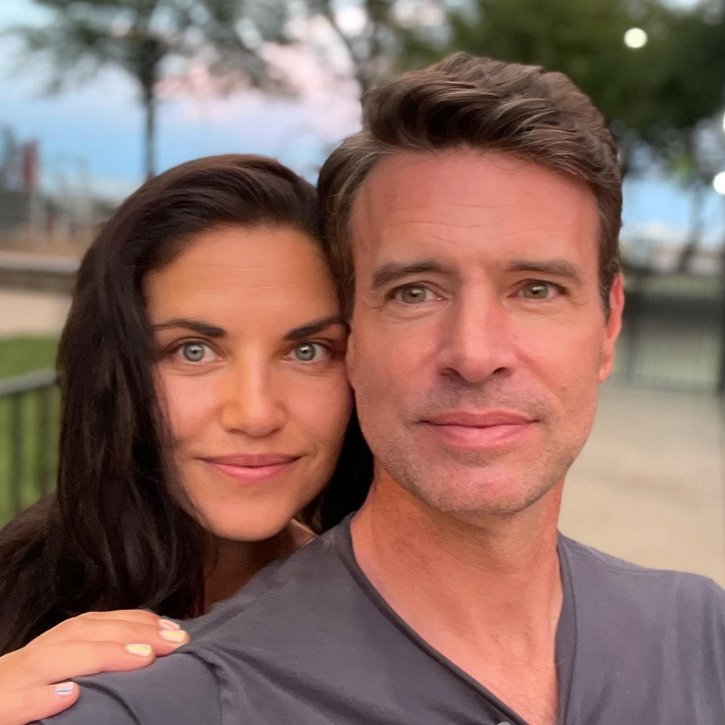 Scott Foley with wife Marika Dominczyk