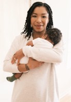 Simone Shepherd with her baby