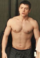 Taron Egerton shirtless