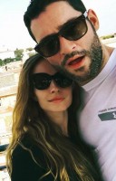 Tom Ellis with girlfriend Meaghan Oppenheimer