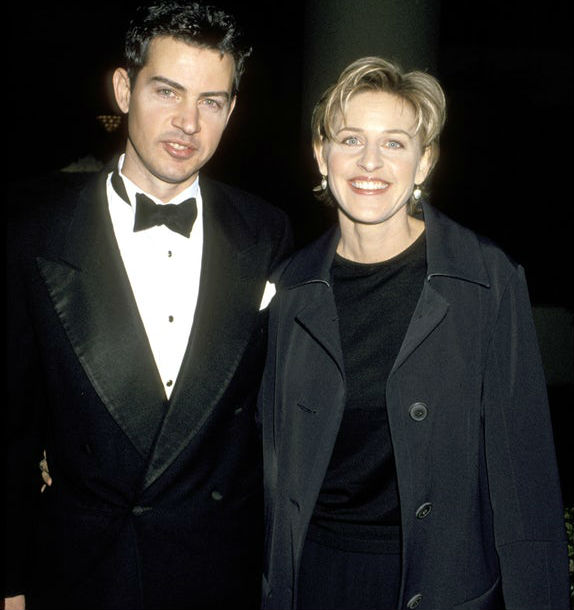 Vance DeGeneres with sister Ellen DeGeneres