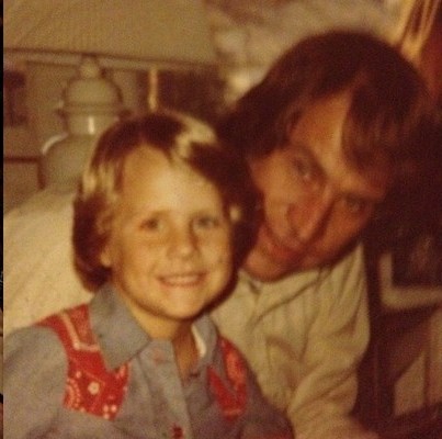 Young Bridget Everett with Dad Donn James Everett